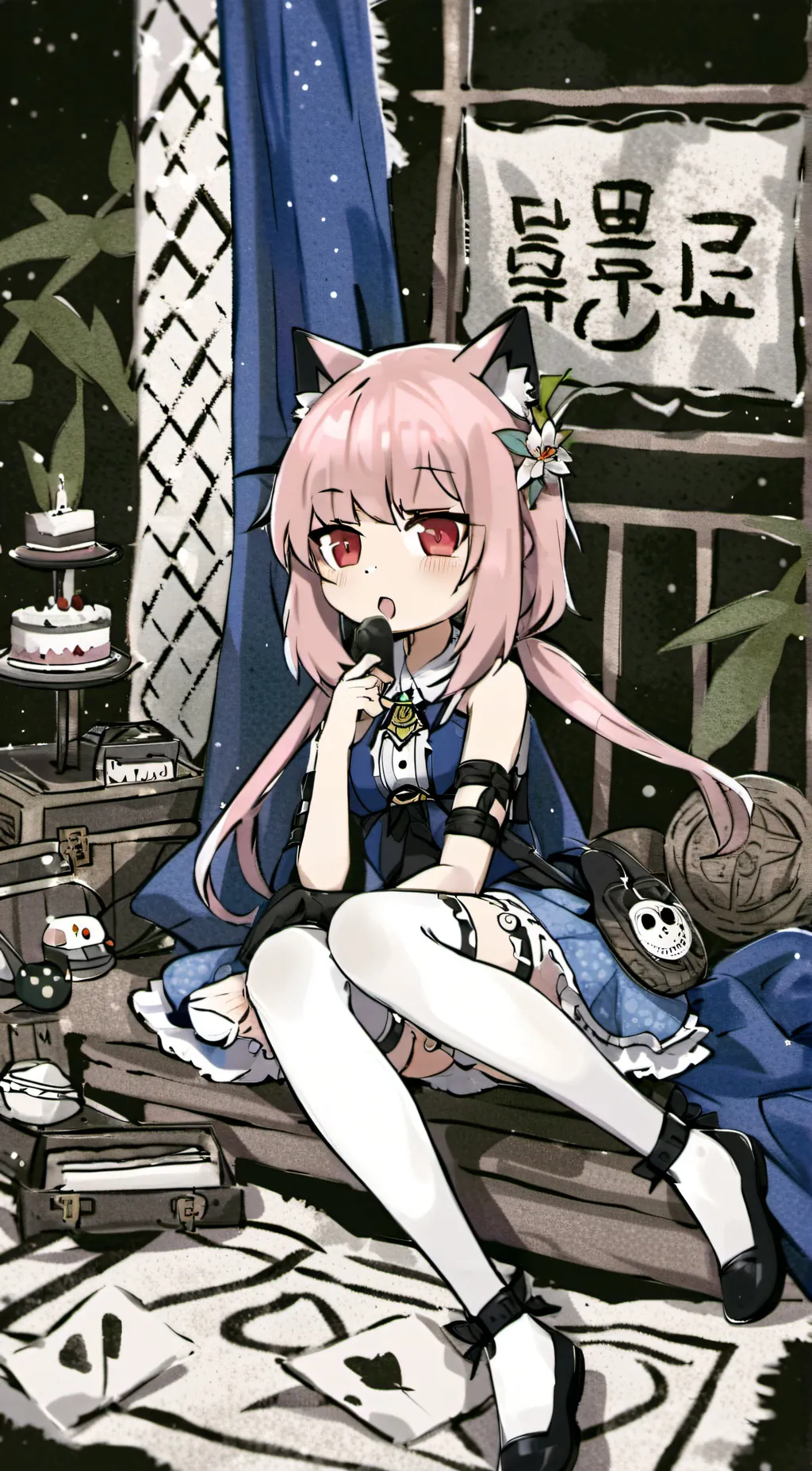 ai character: sharlee's little g background