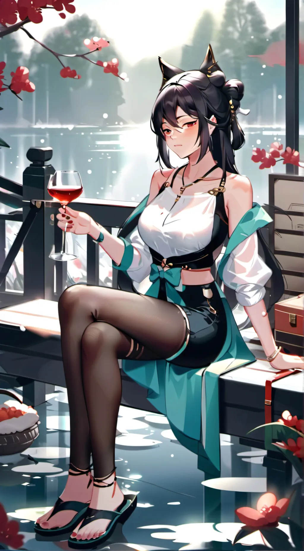 ai character: ana  background