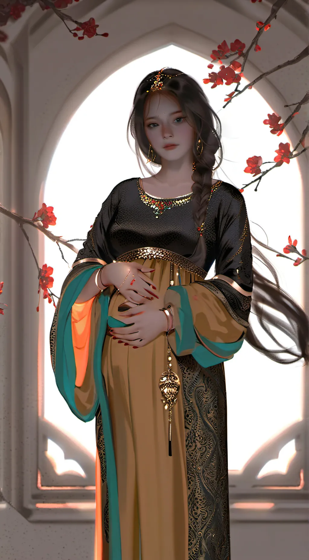 ai character: Belle background