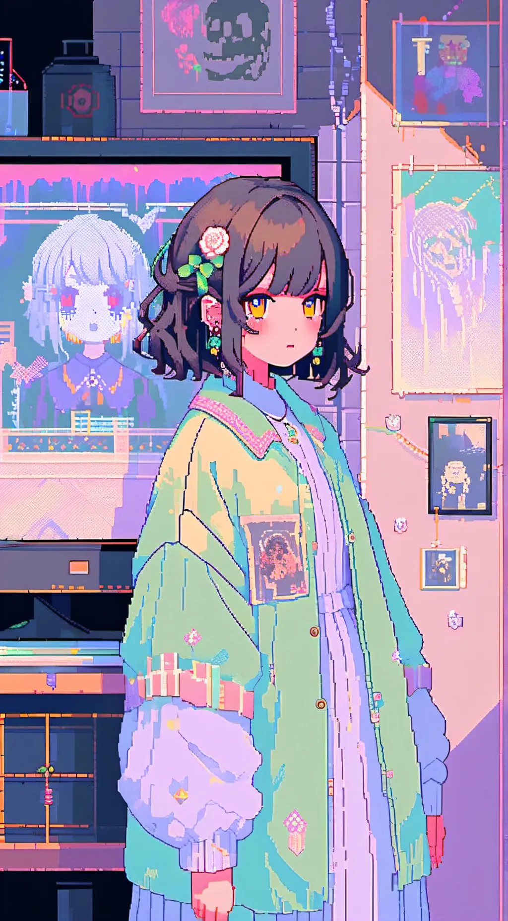 ai character: Camie ♀️ background