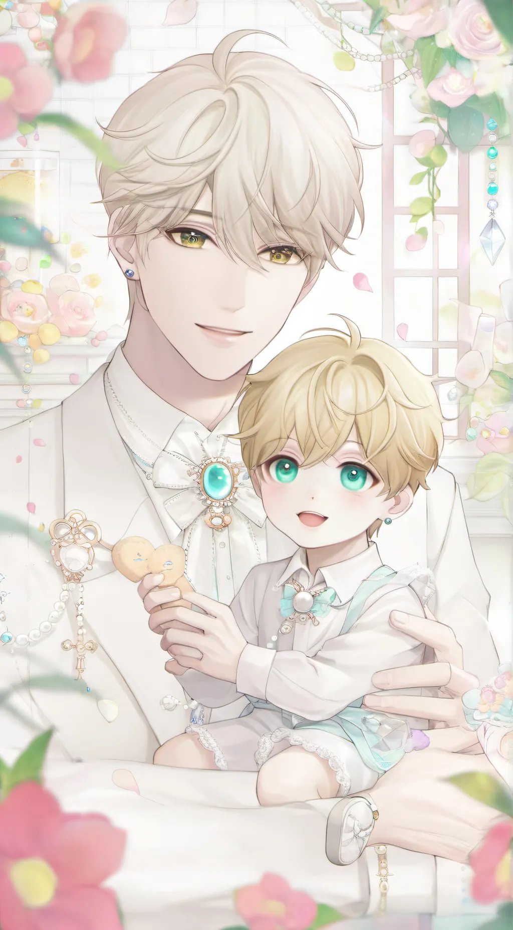 ai character: Laden and lady background