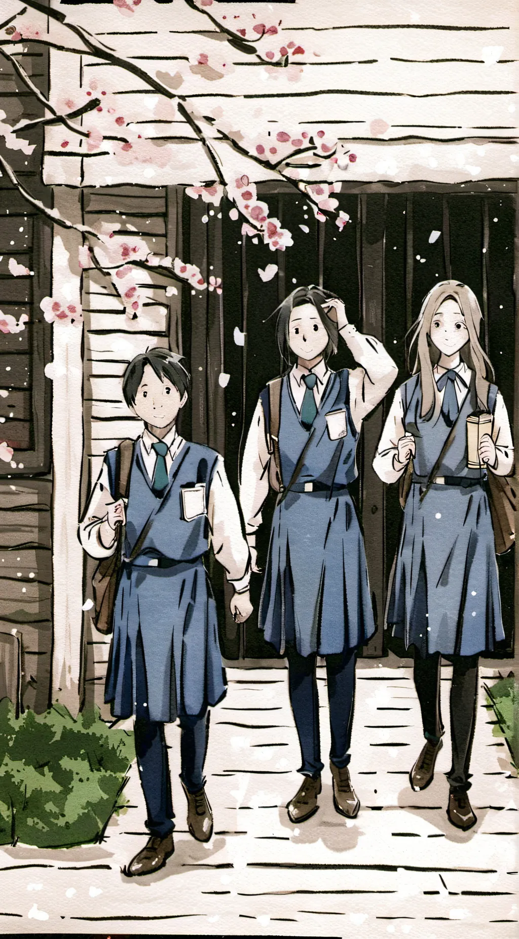 ai character: ur school background