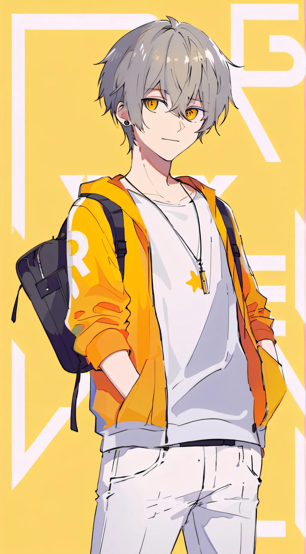 ai character: Rain  background