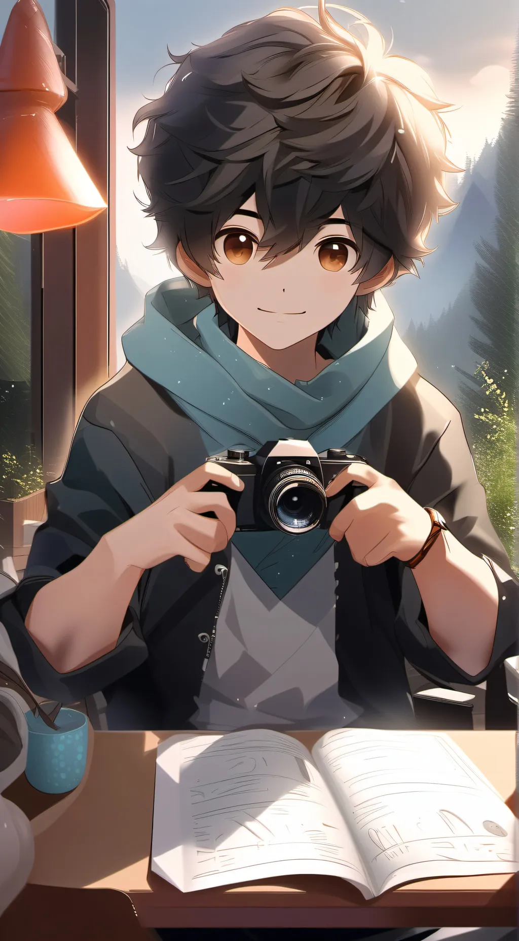 ai character: Mark background