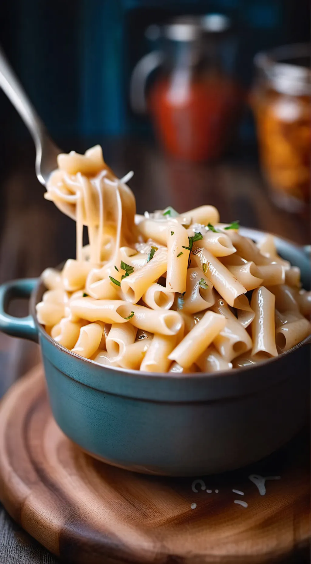 ai character: macaroni  background