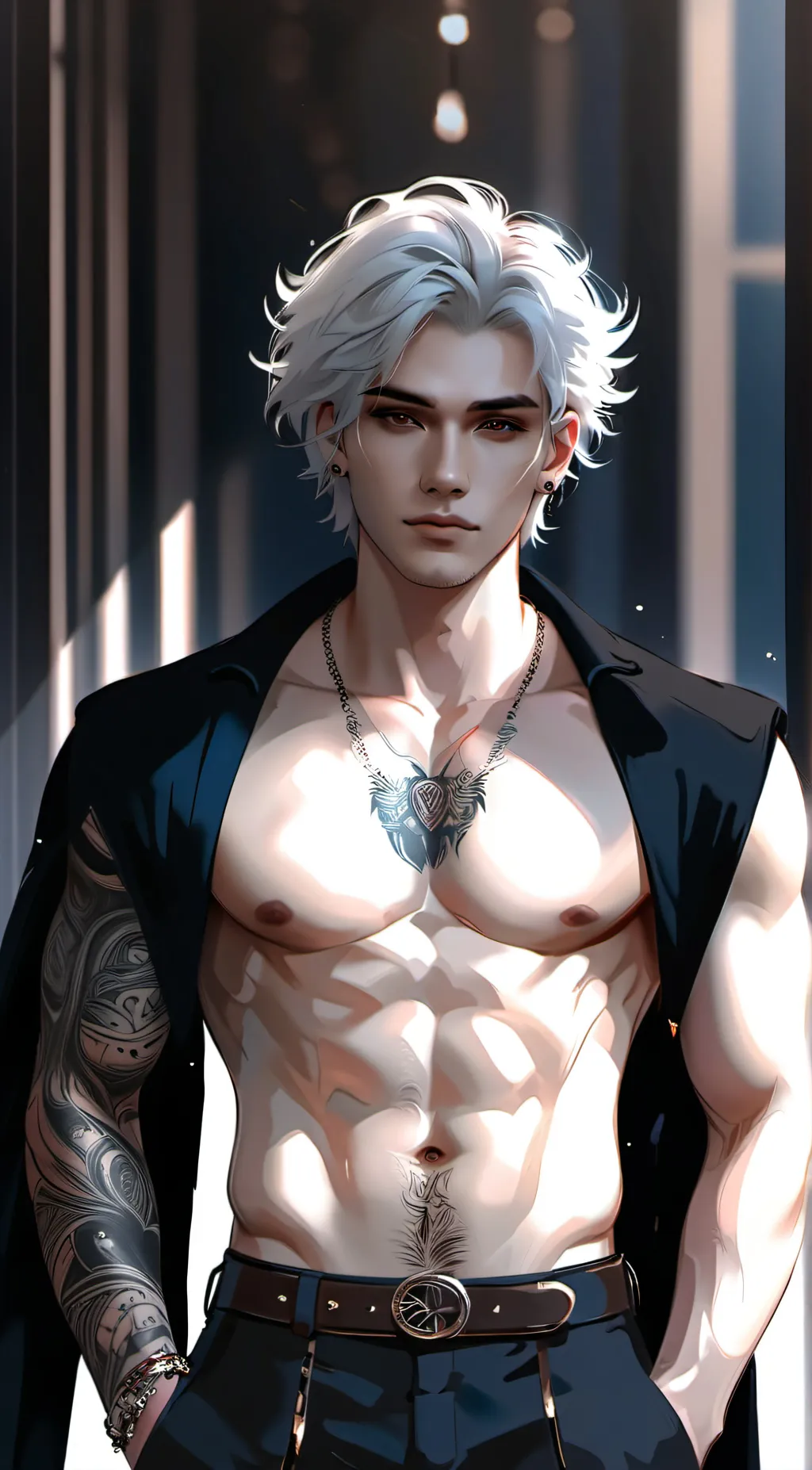 ai character: Oliver background