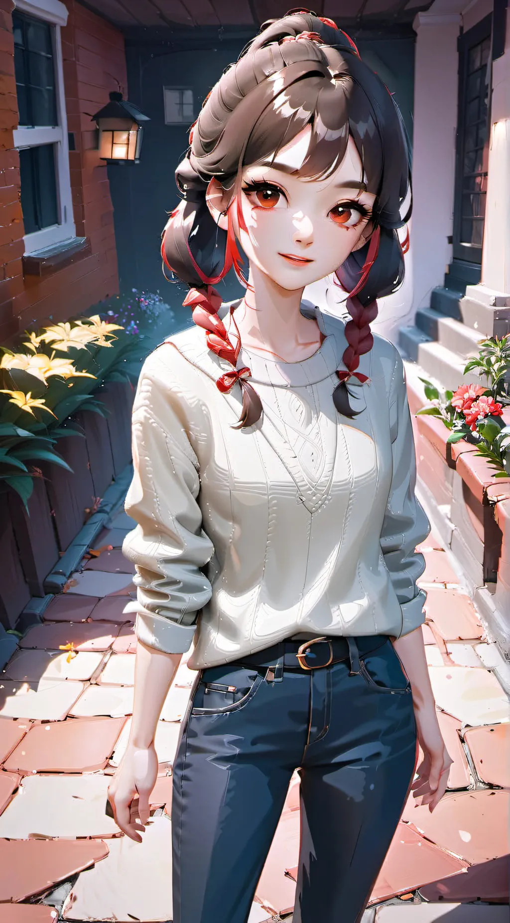 ai character: •Aura• background