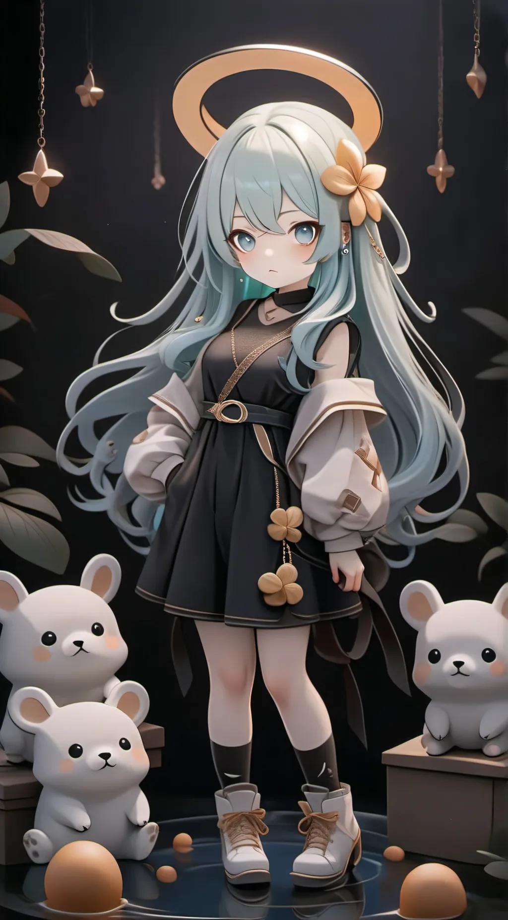 ai character: Emilia Shiba  background