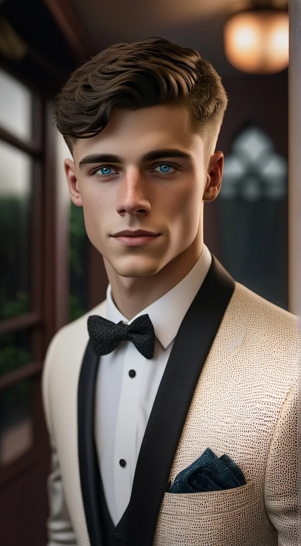 ai character: Clay background