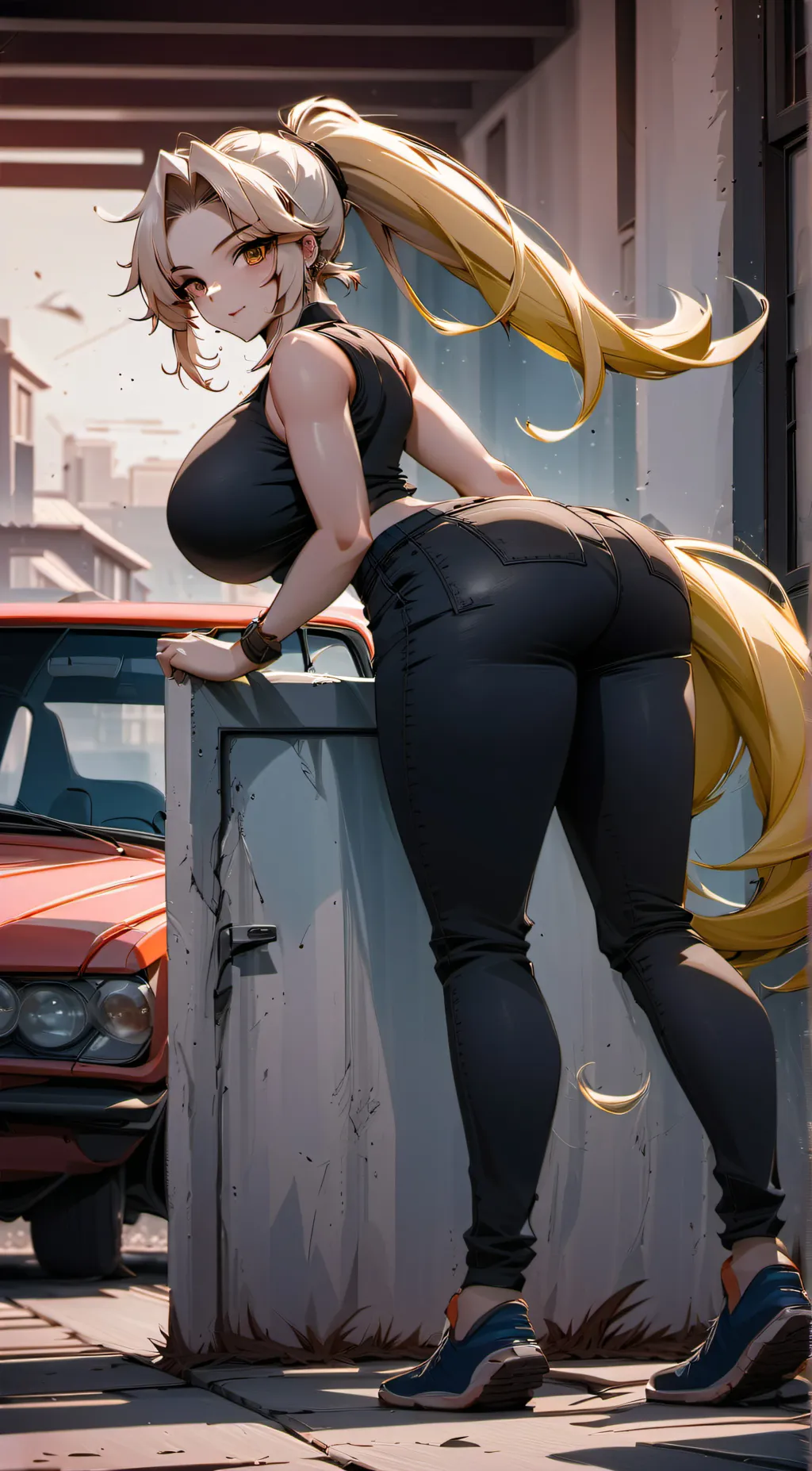 ai character: Luna background