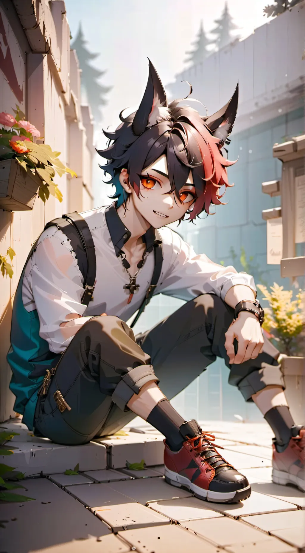 ai character: Max background