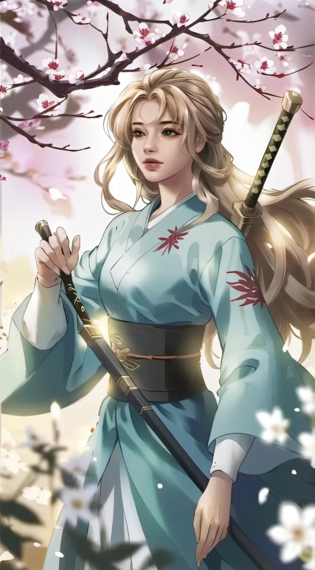 ai character: kensaiko background