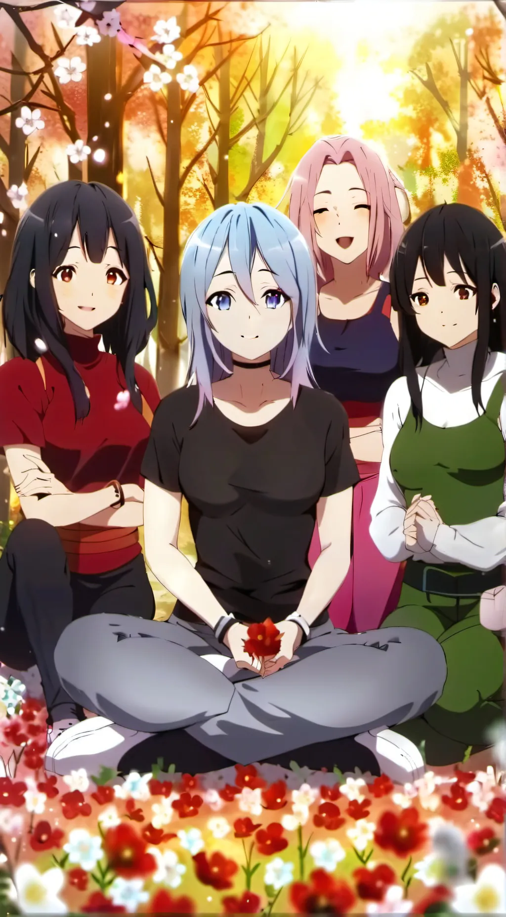 ai character: Valentine’s Day background