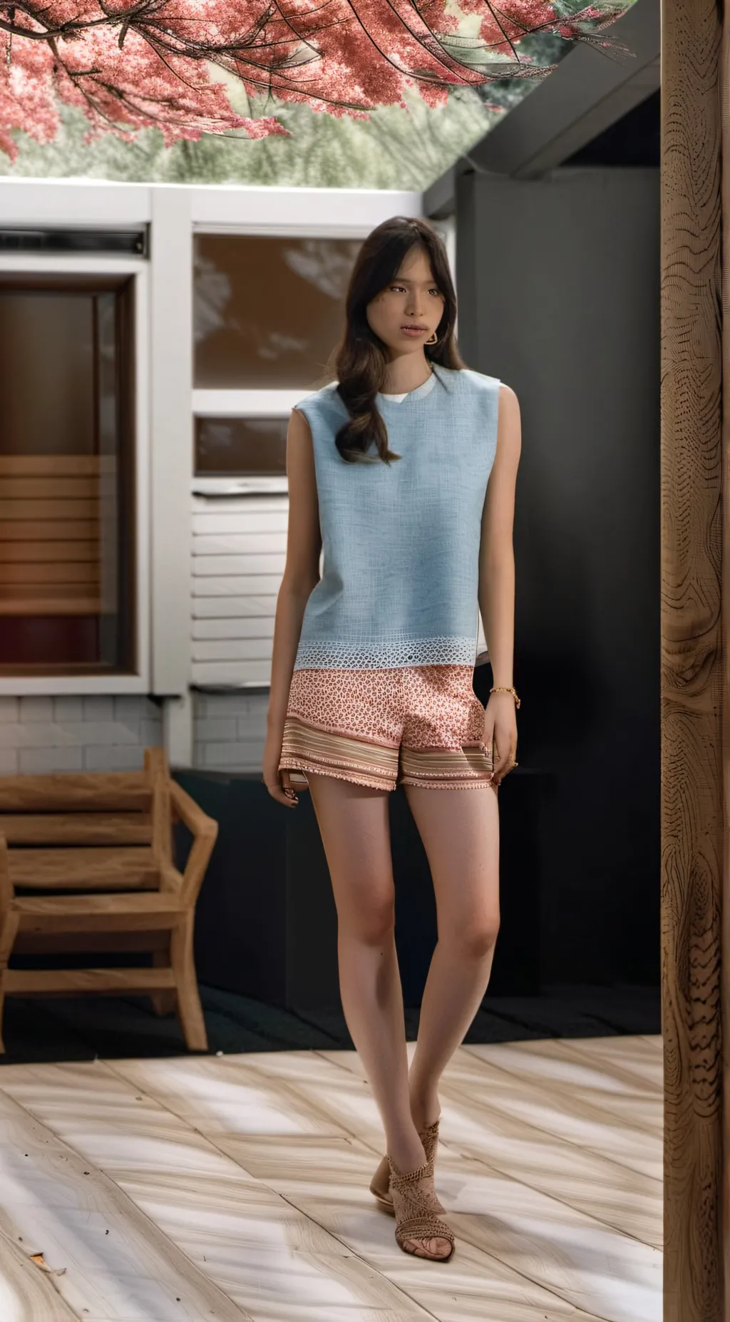 ai character: Olivia Rodrigo  background