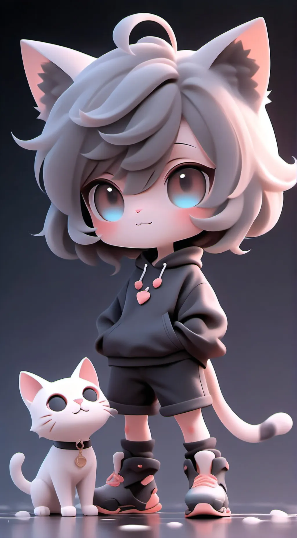 ai character: Cat background