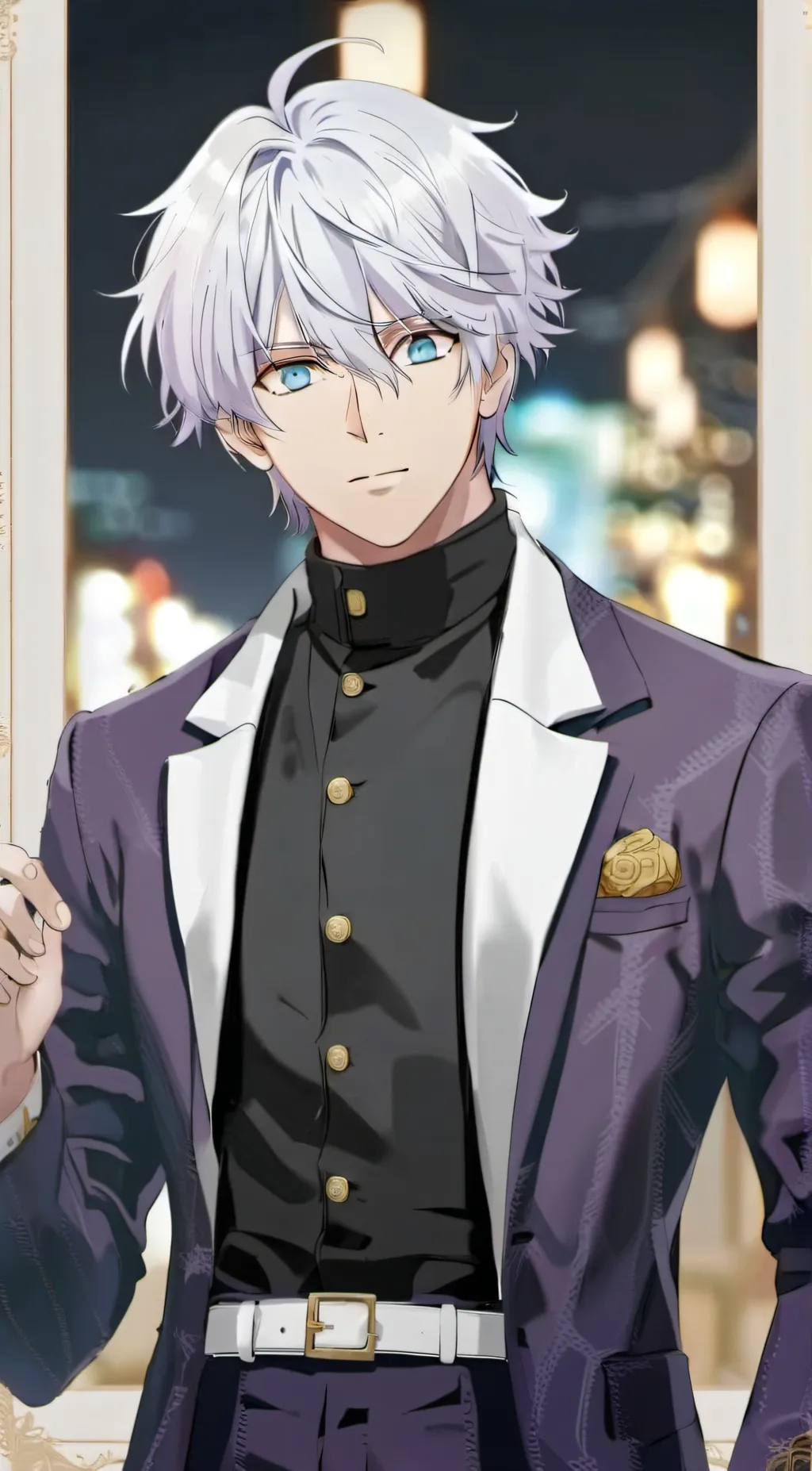 ai character: Gojo Satoru background