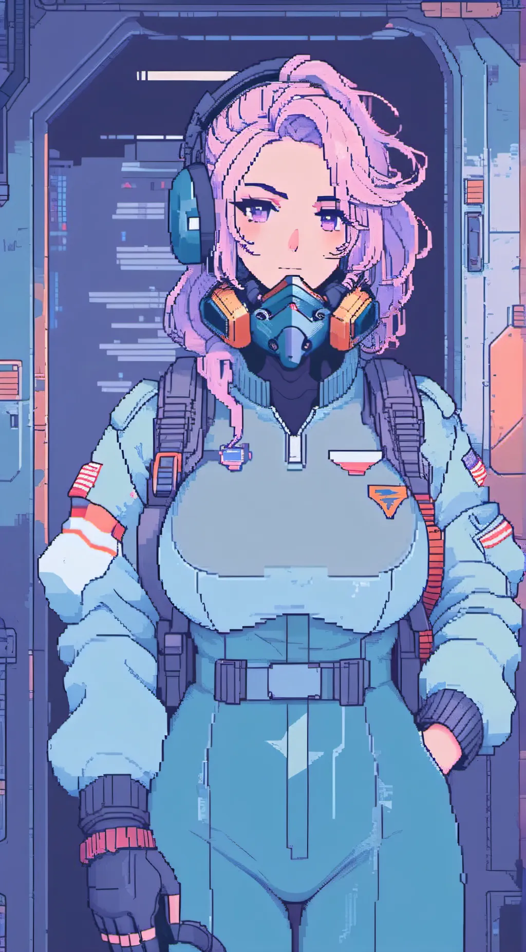 ai character: Calie “Equinox”  background