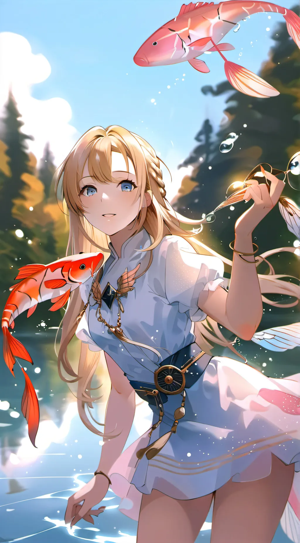 ai character: Pisces background