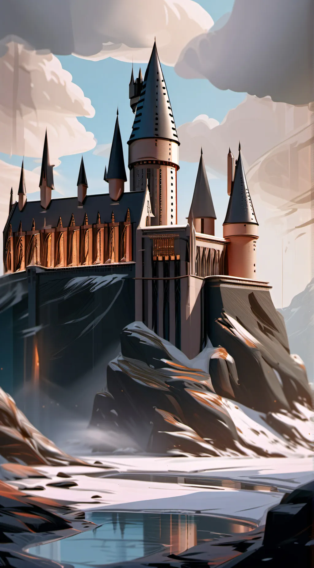 ai character: Hogwarts background
