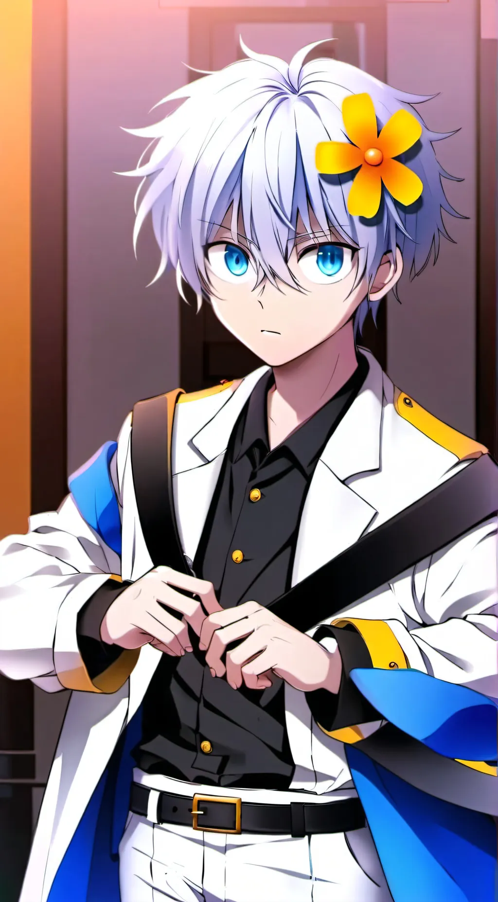ai character: Killua  background