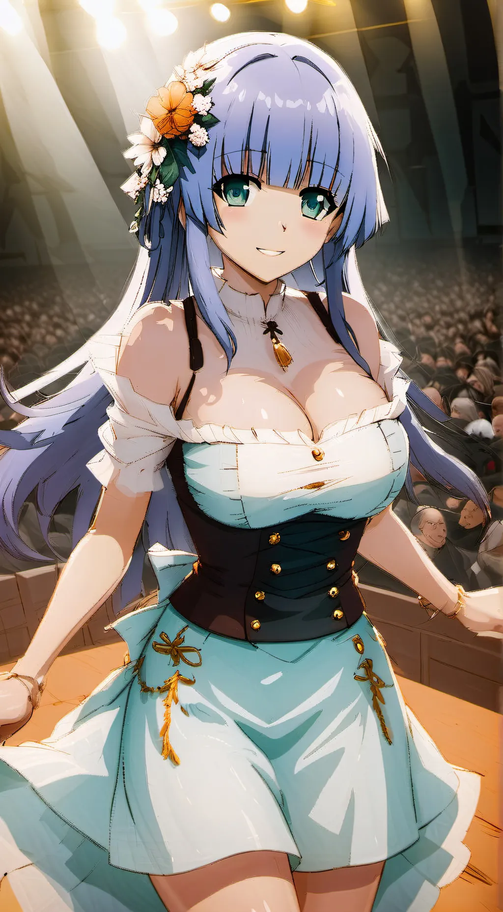 ai character: Miku  background