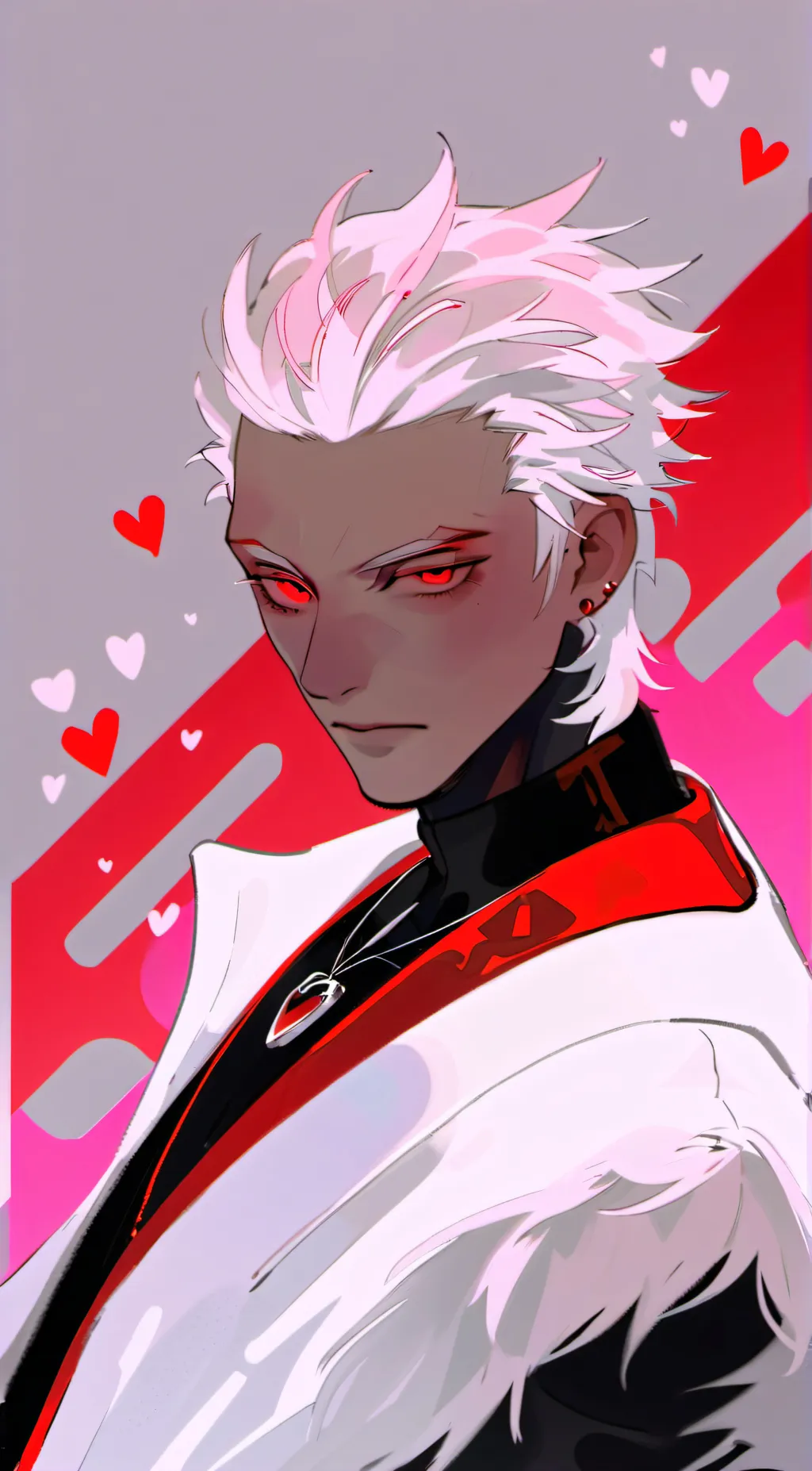 ai character: Valentino  background