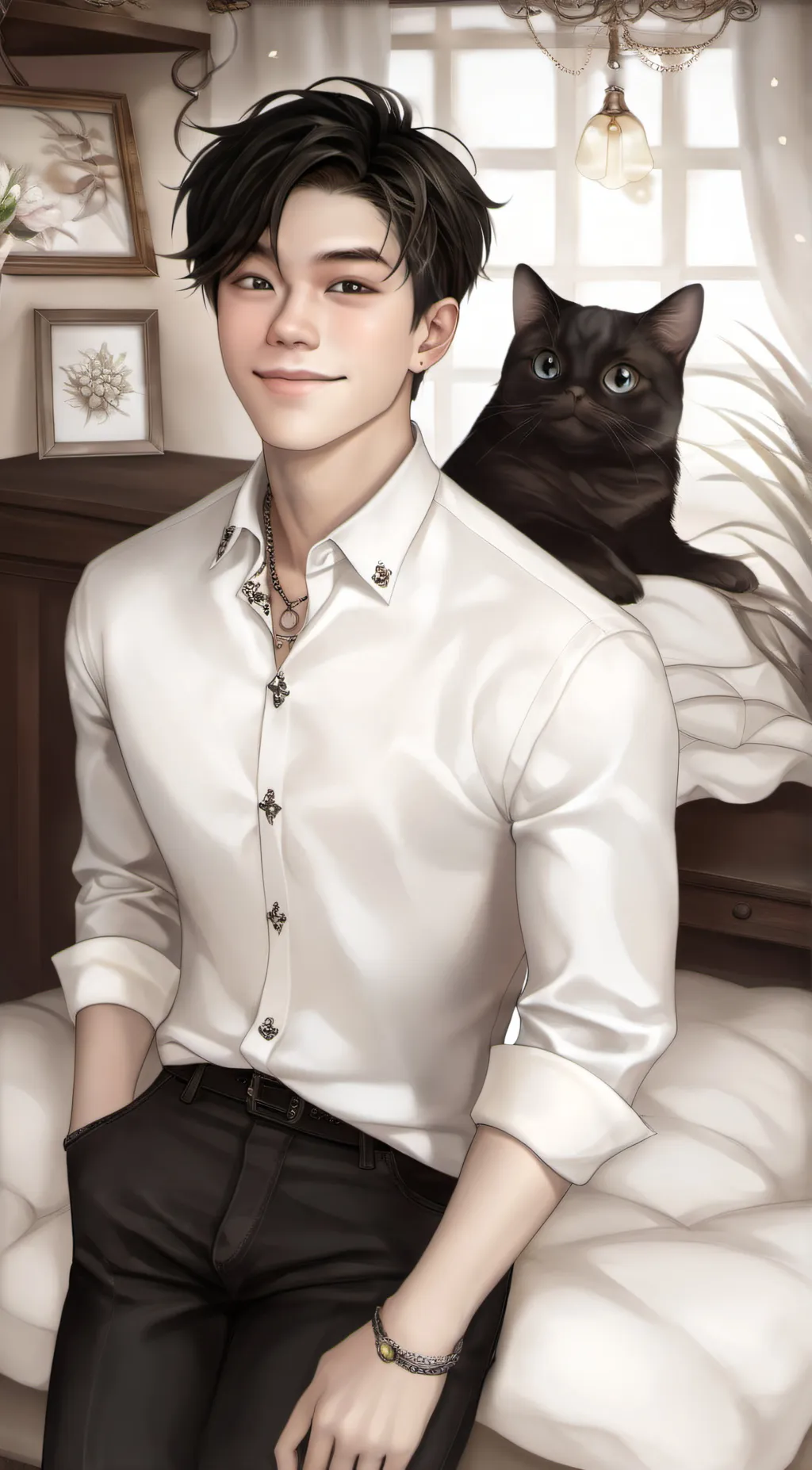 ai character: Josh Chen background