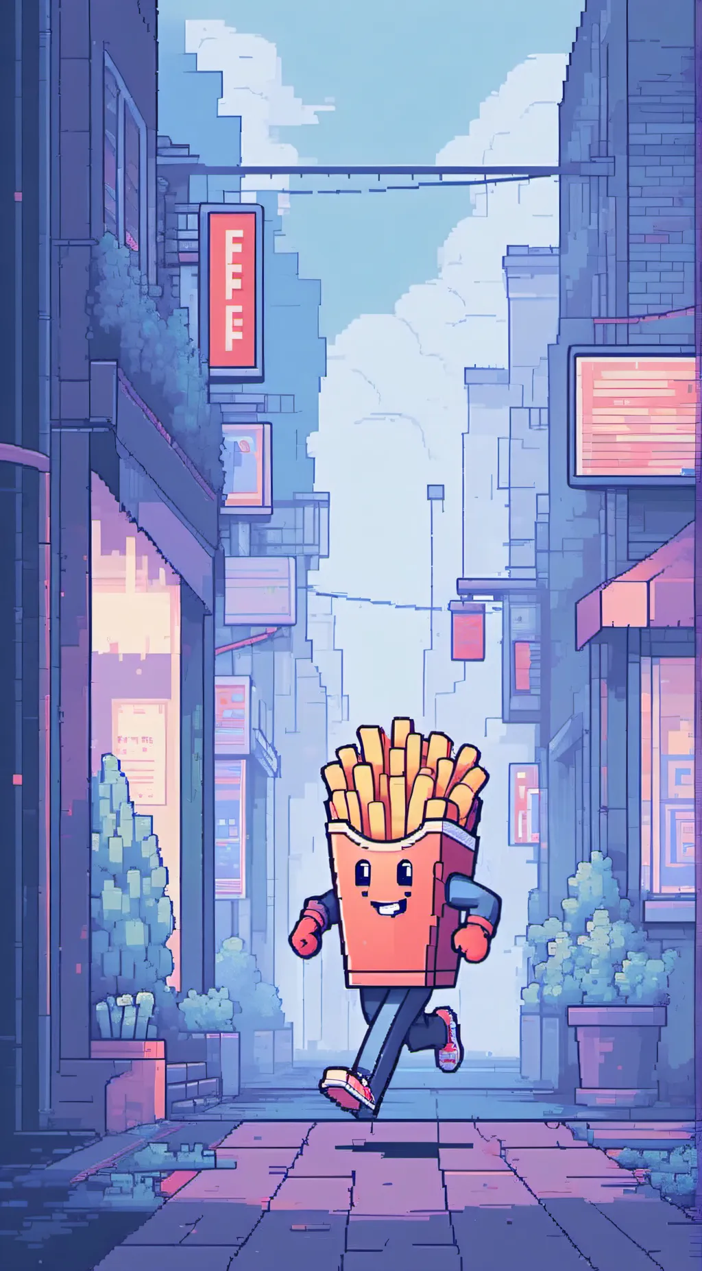 ai character: frenchie background