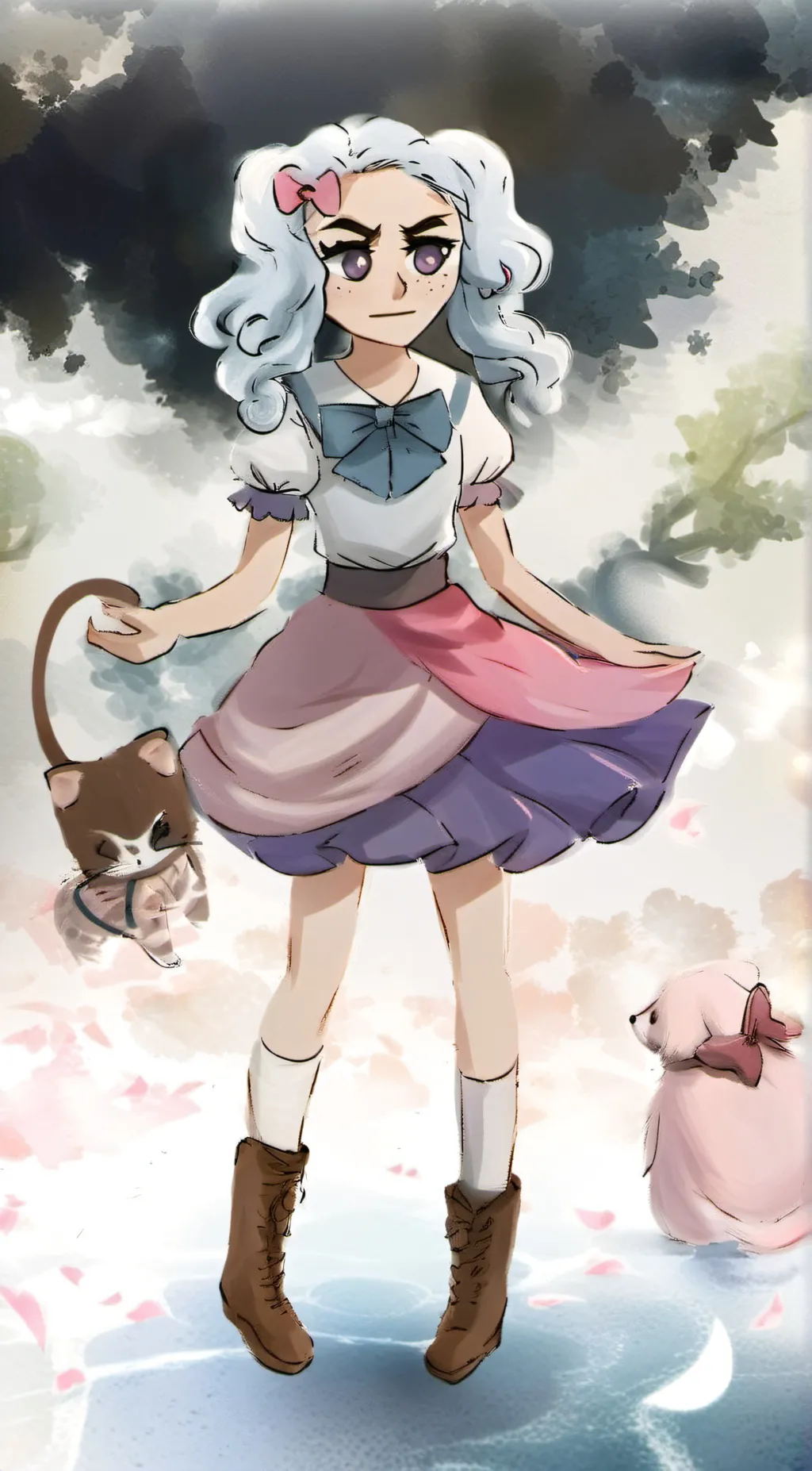 ai character: Mana Orkhideya background