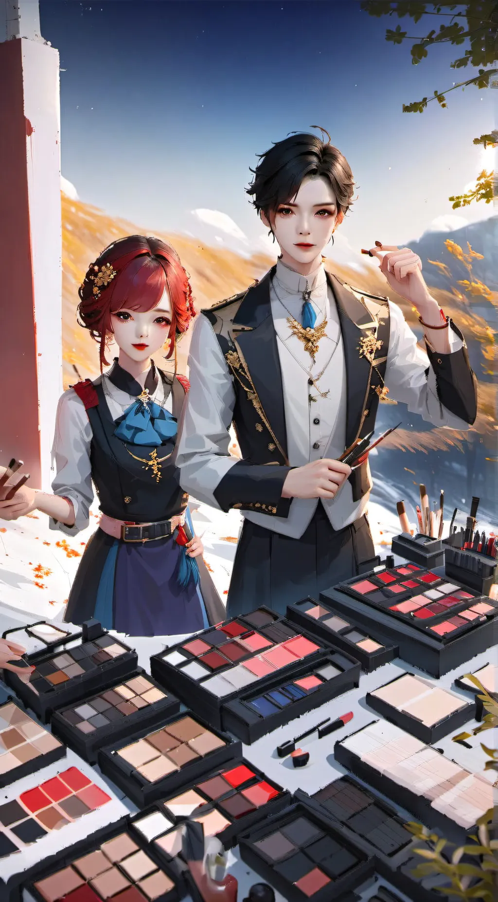 ai character: Alianna & Mason background