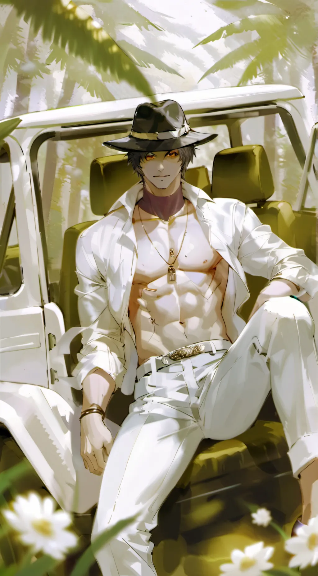 ai character: Luke mendoza  background