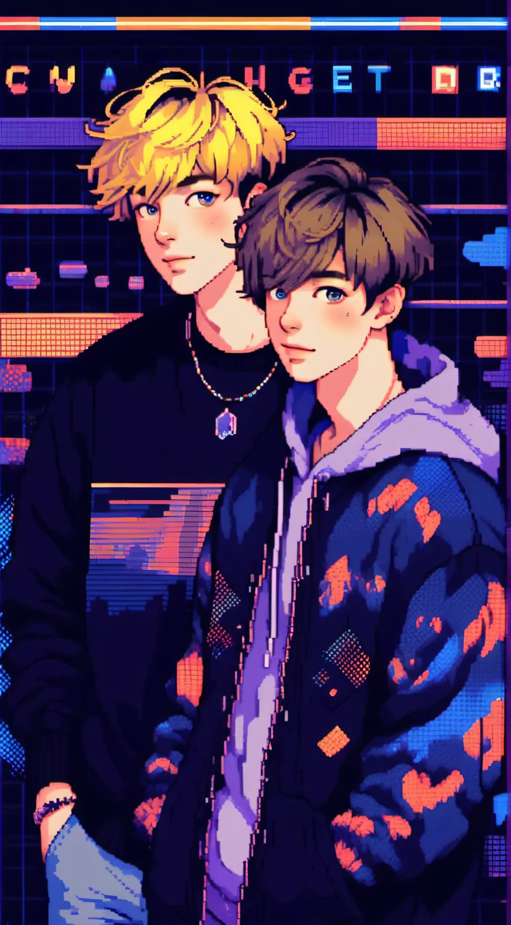 ai character: SAM & COLBY(AGAIN) background