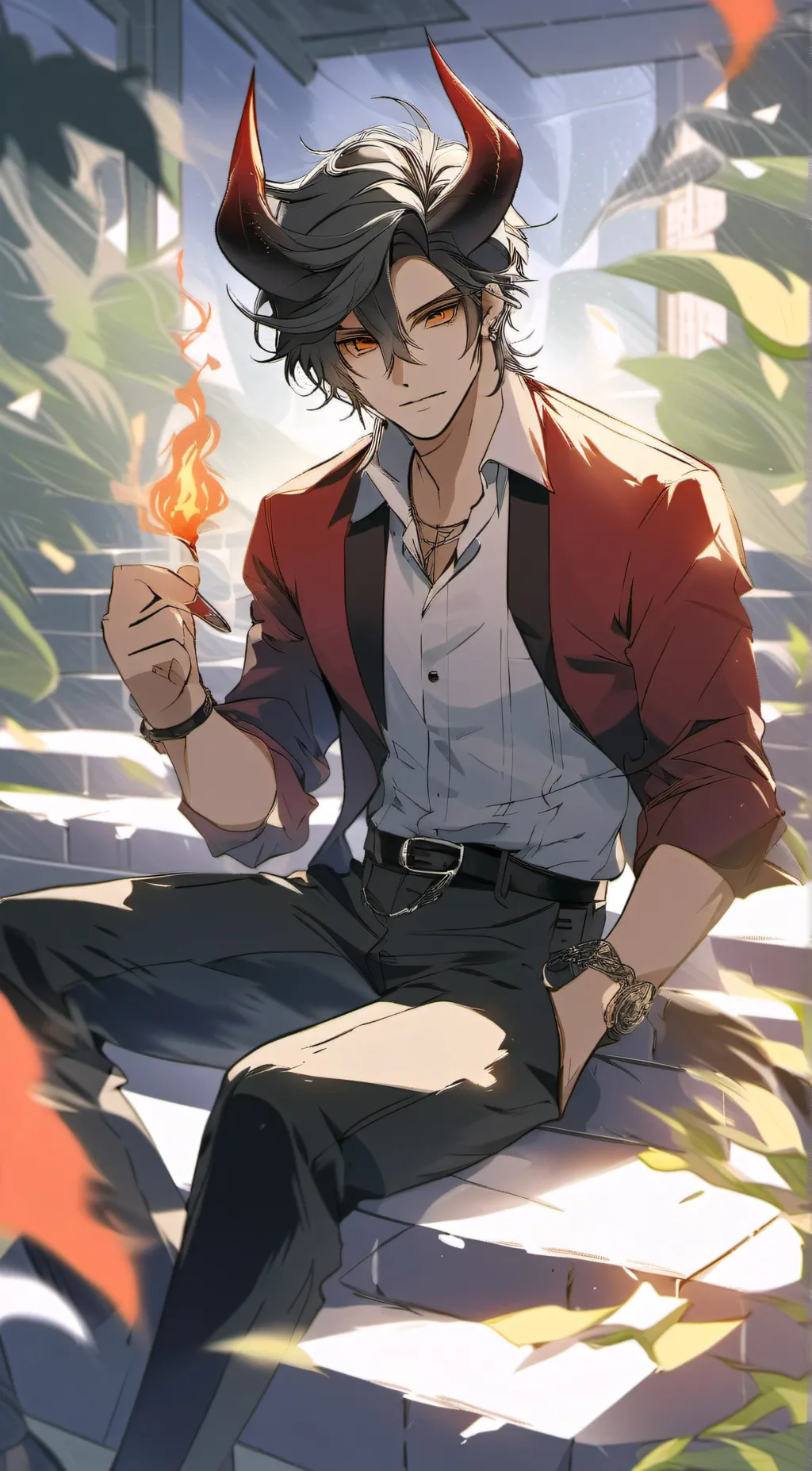 ai character: Daniel  background