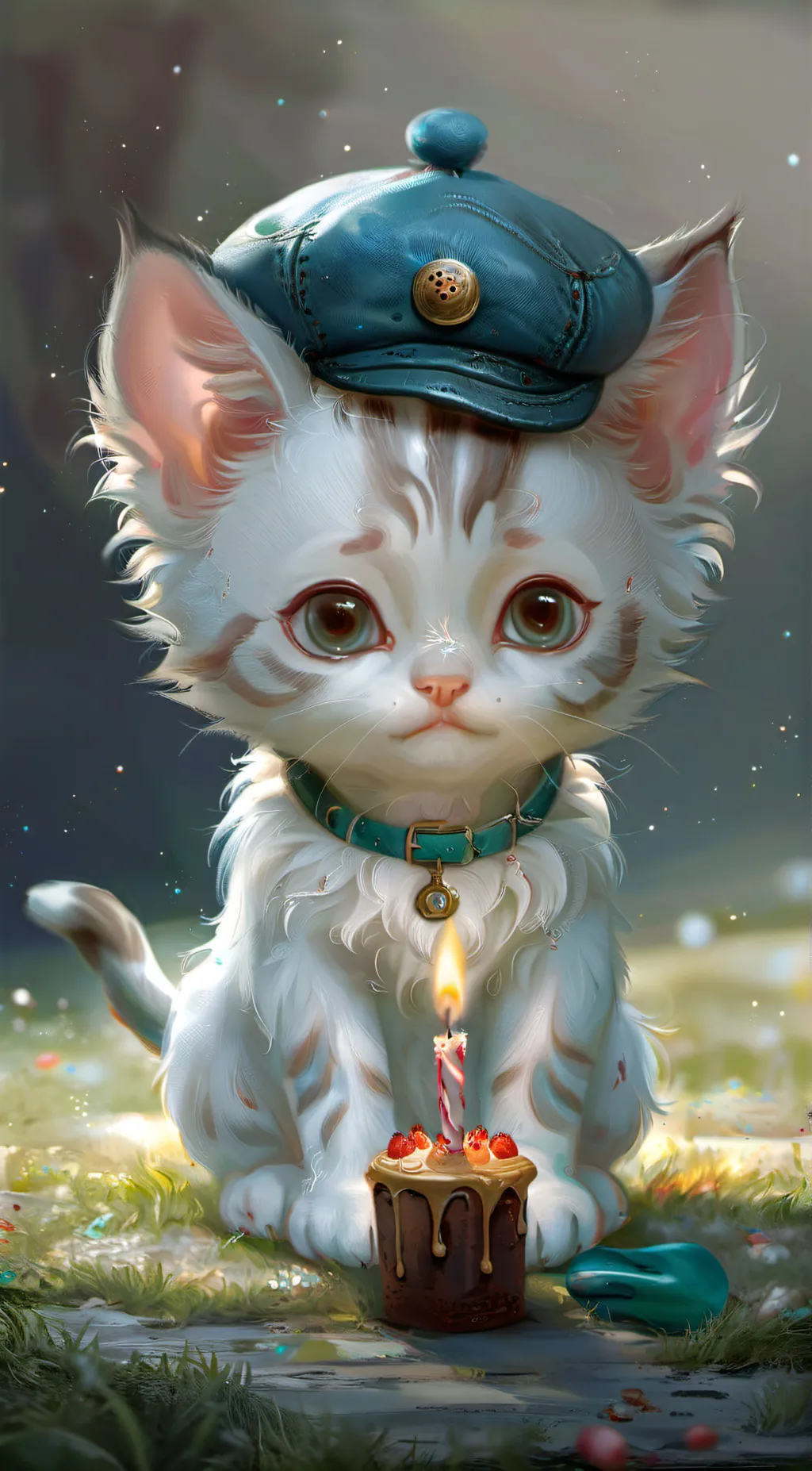 Talkie AI - Chat with Birthday kitty