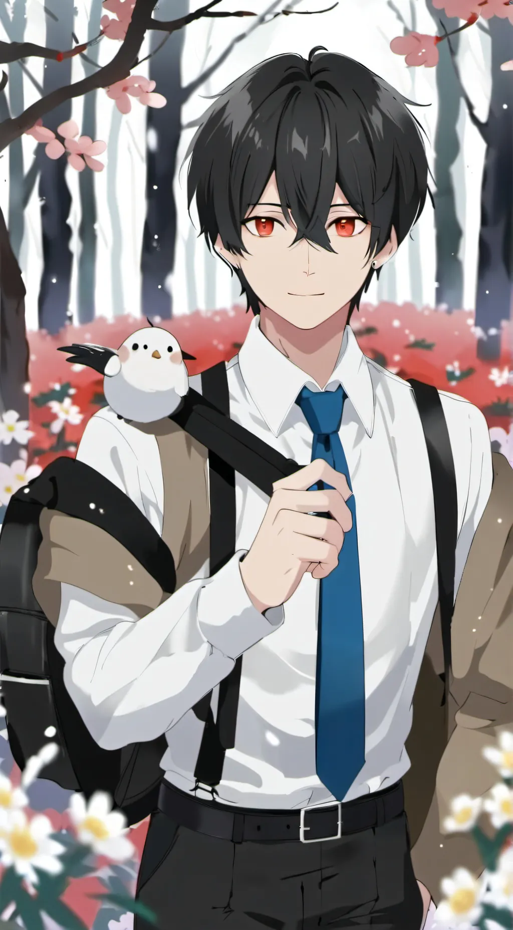 ai character: Lio miko background