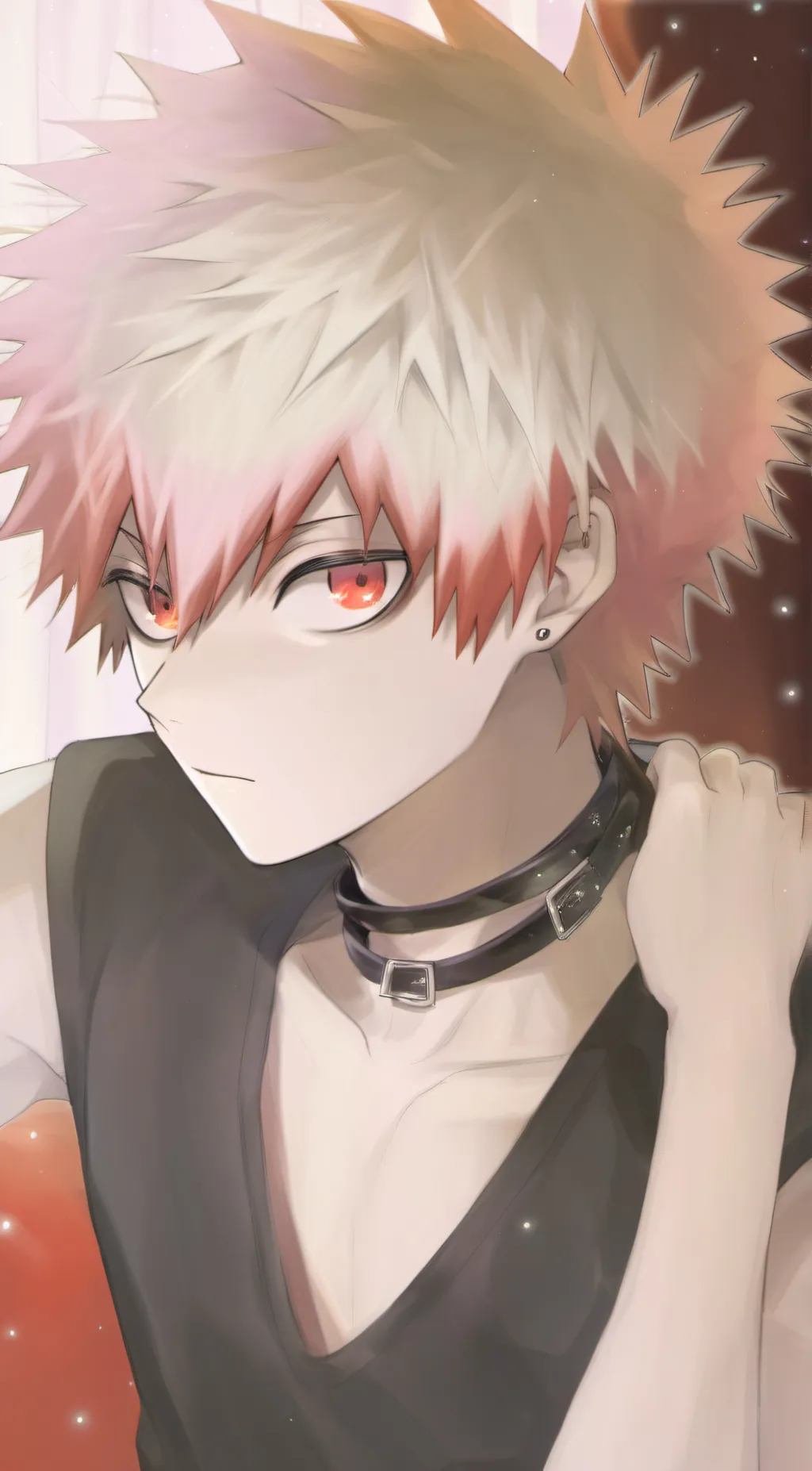 ai character: Bakugo ( emo)  background