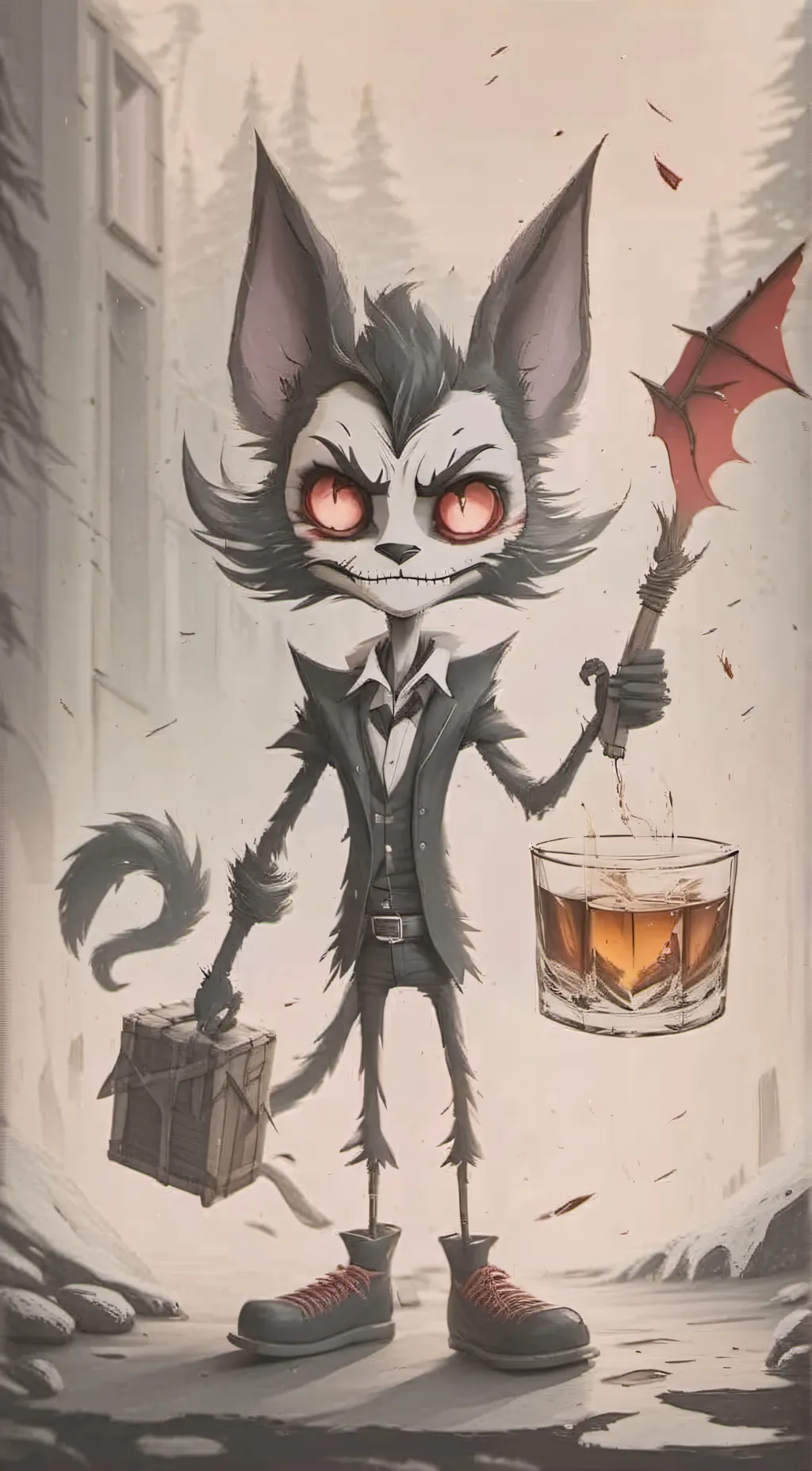 ai character: husk background