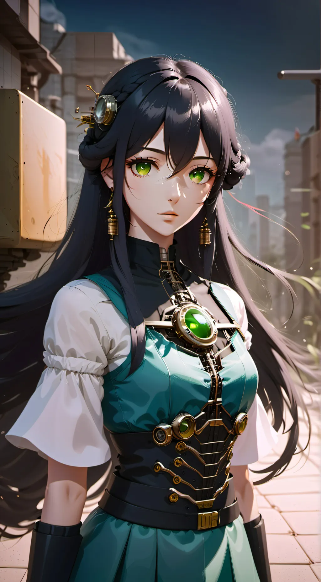 ai character: Mirai background