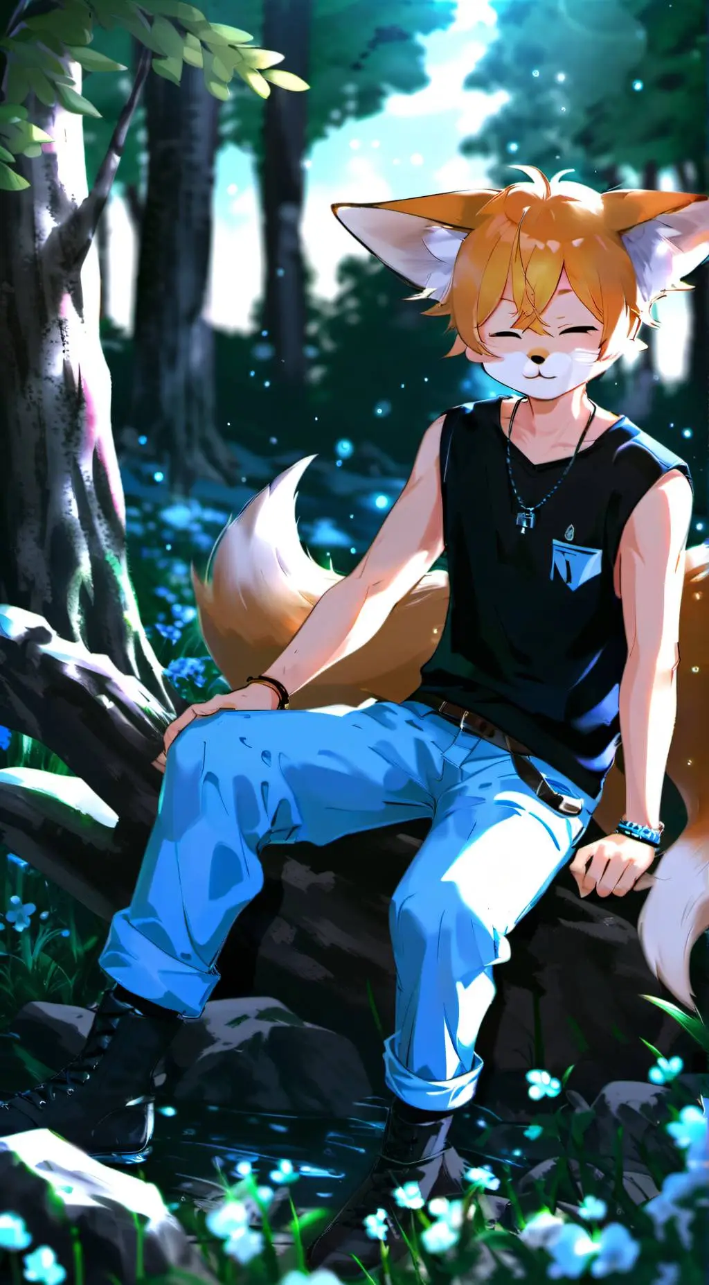 ai character: ~• M I A N •~ background