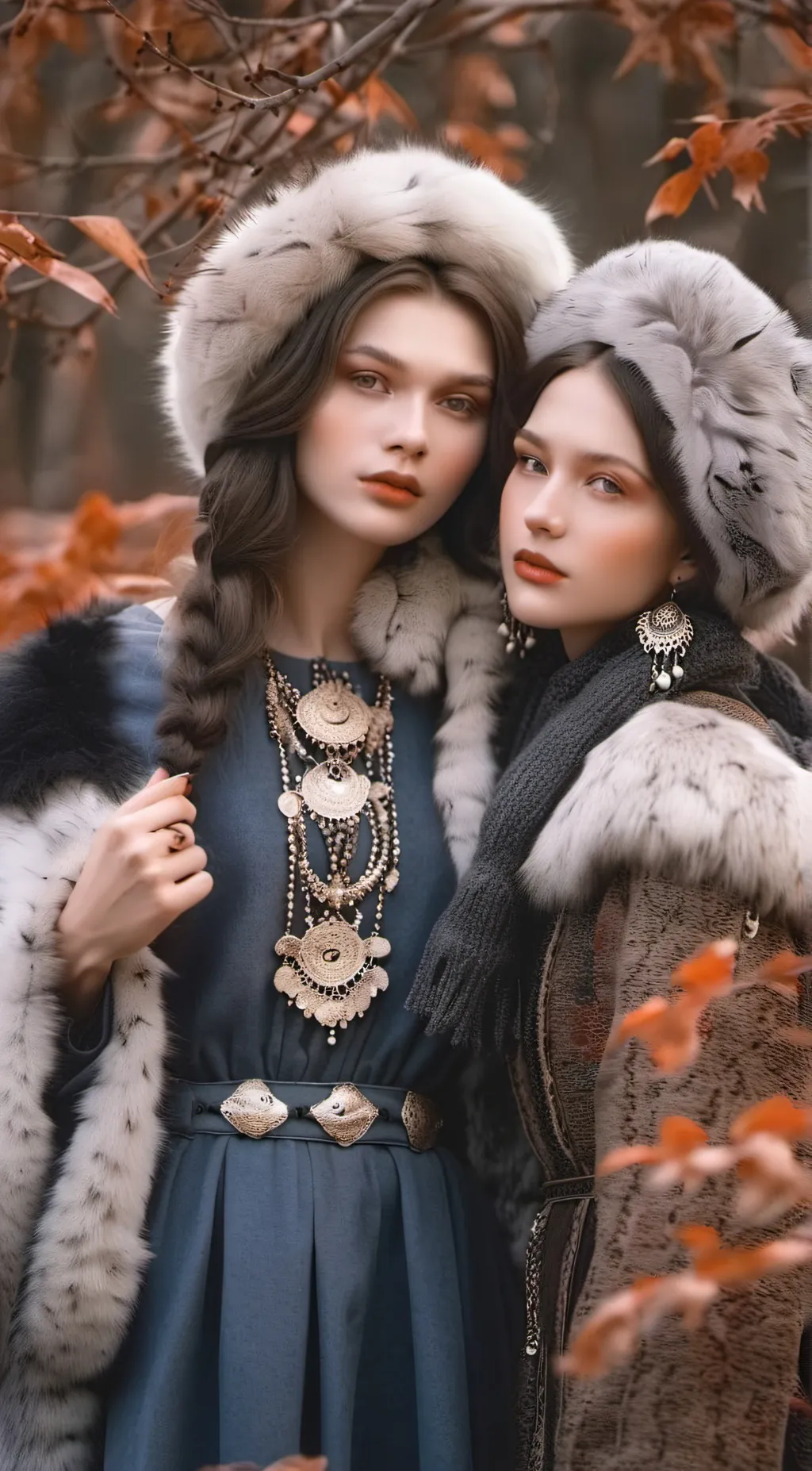 ai character: Liliya & Sasha  background