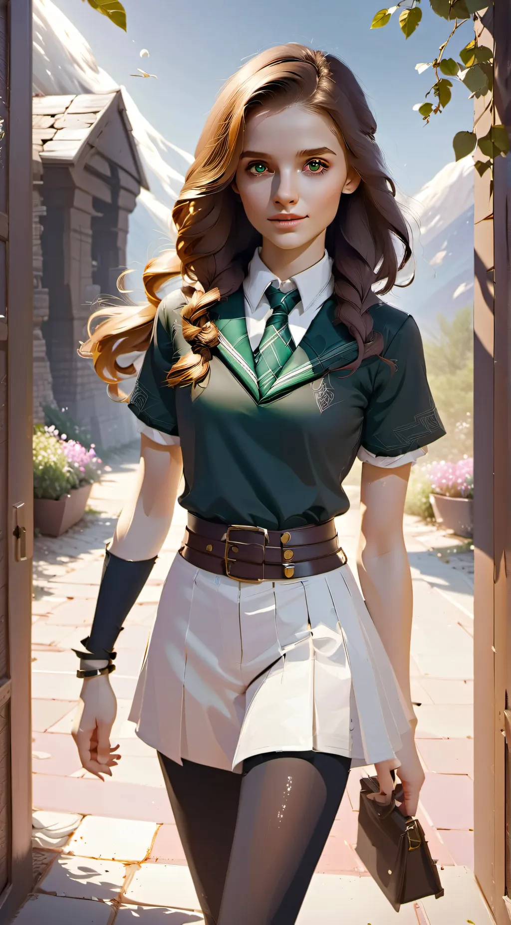 ai character: Anna-Claire  background