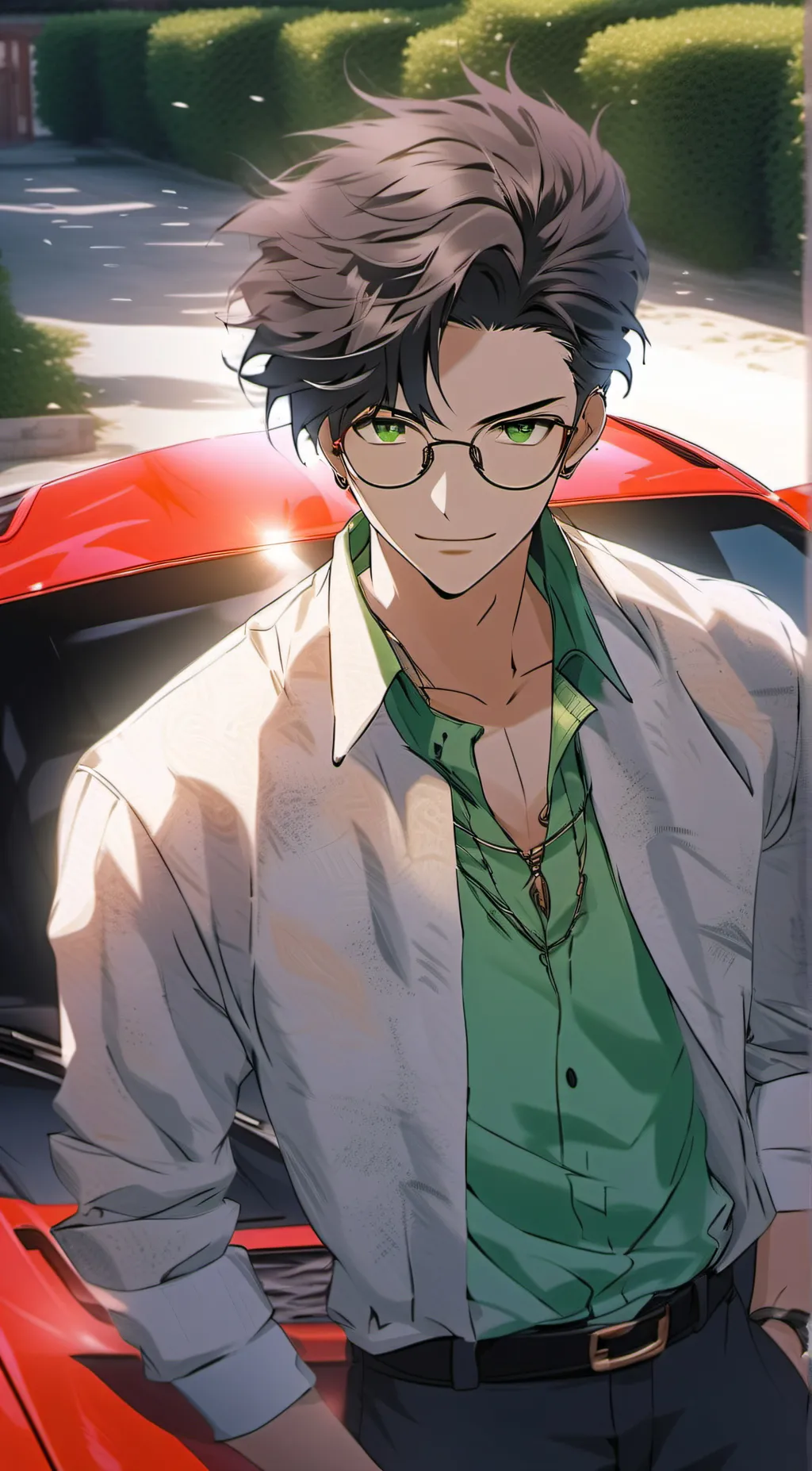 ai character: Adam Christansen background