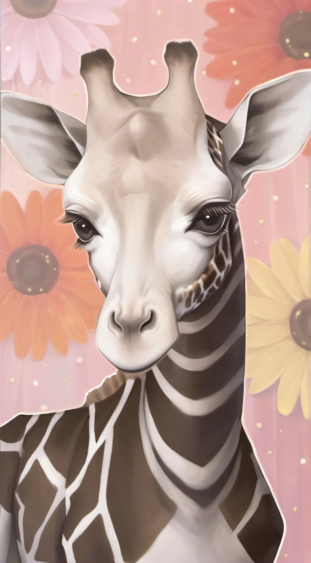 ai character: giraffe background