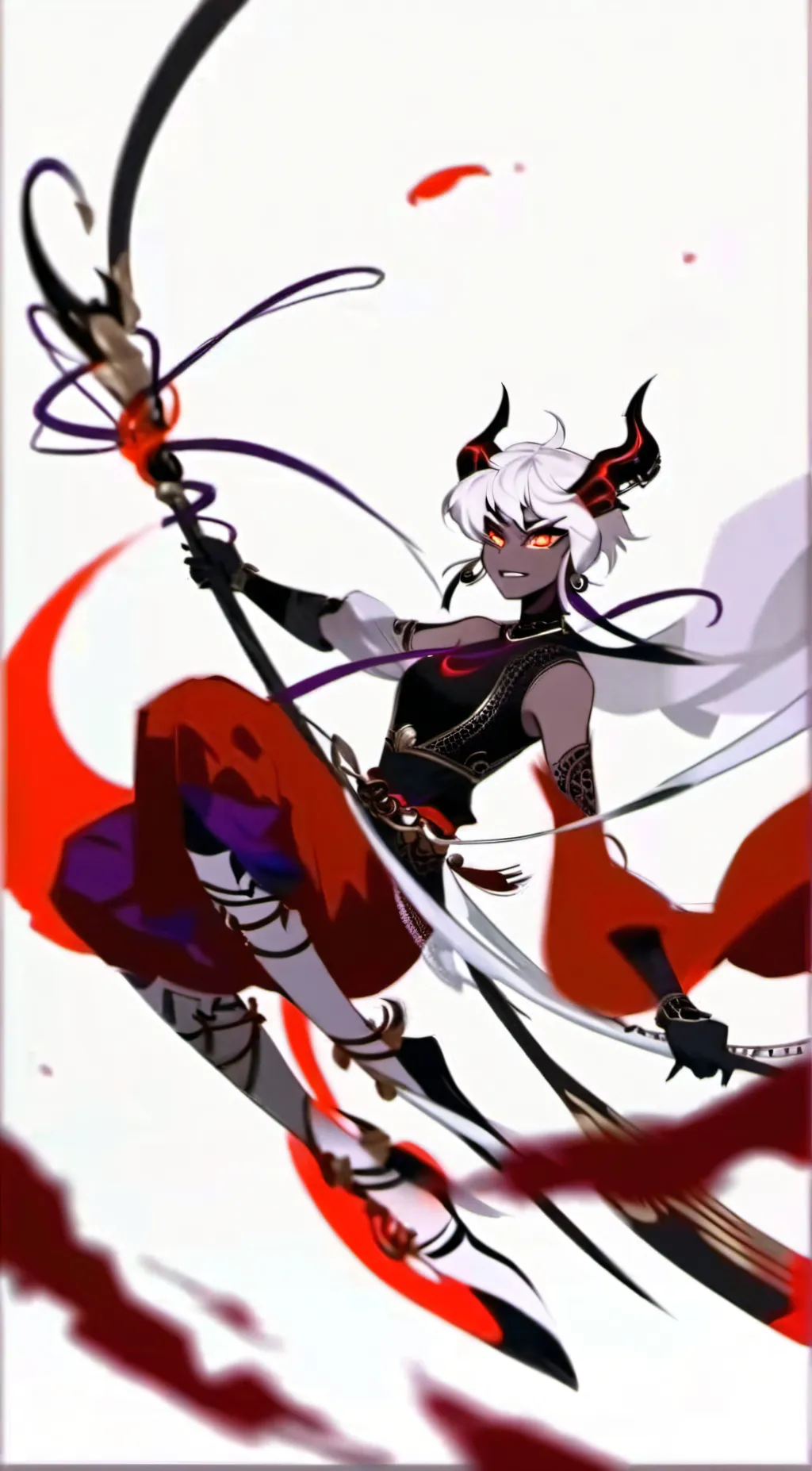 ai character: Carmilla carmine  background