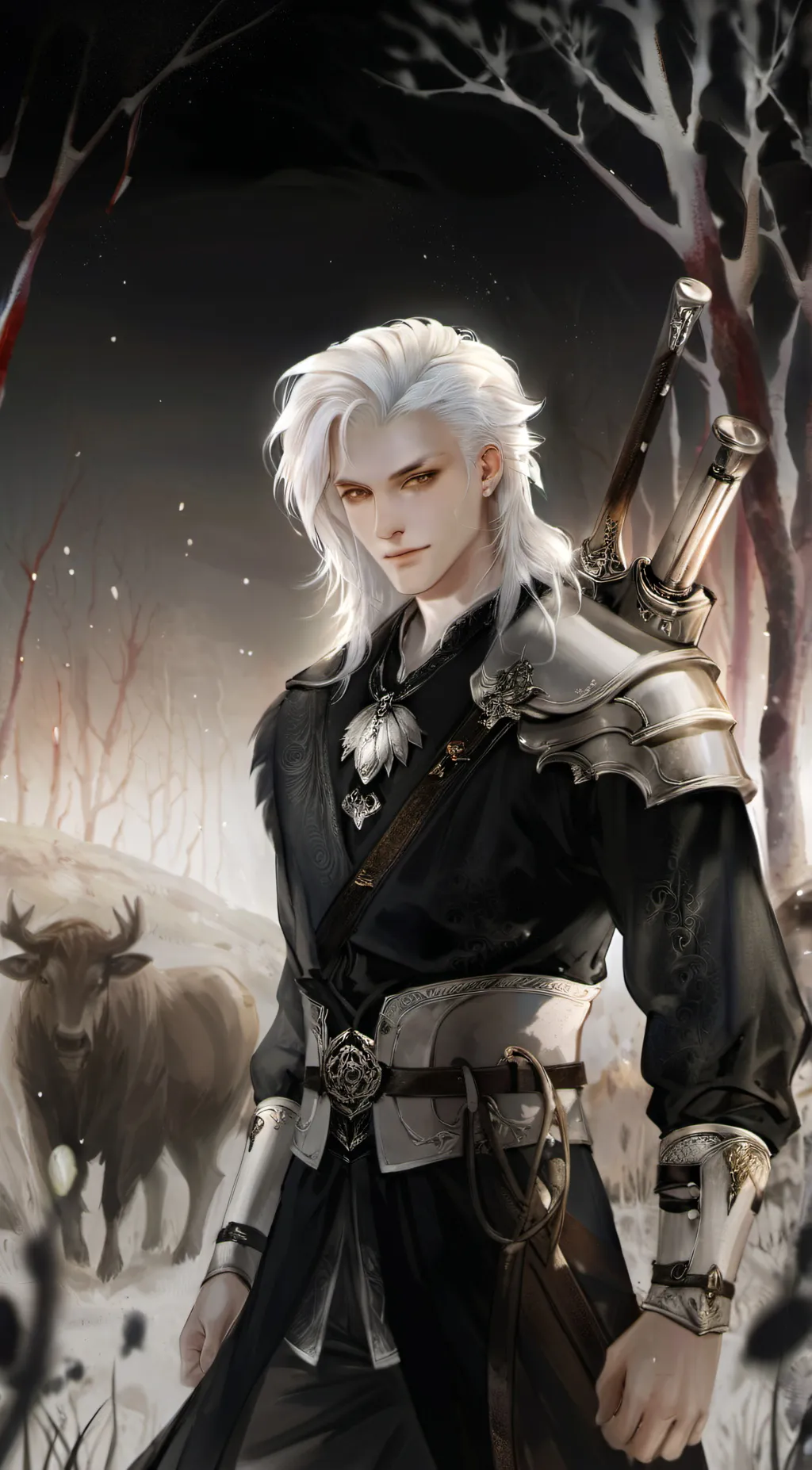 ai character: Eirik Silverstorm background