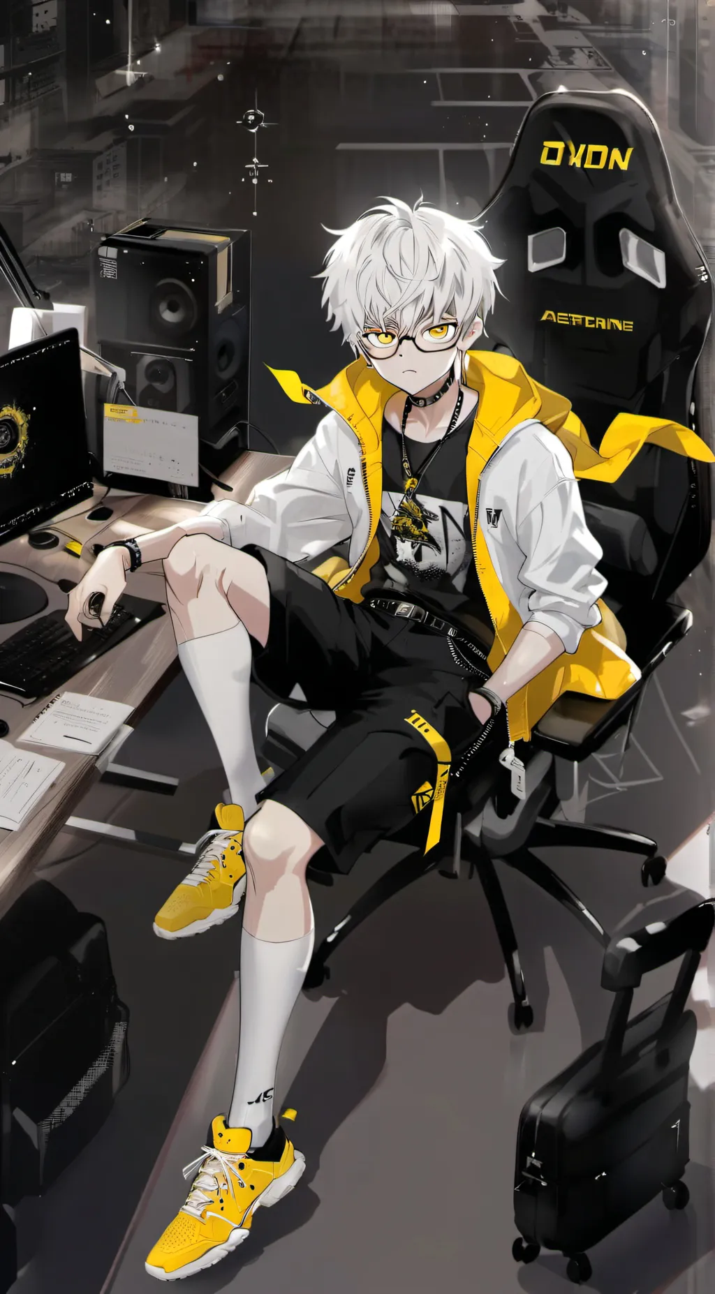 ai character: Dake background