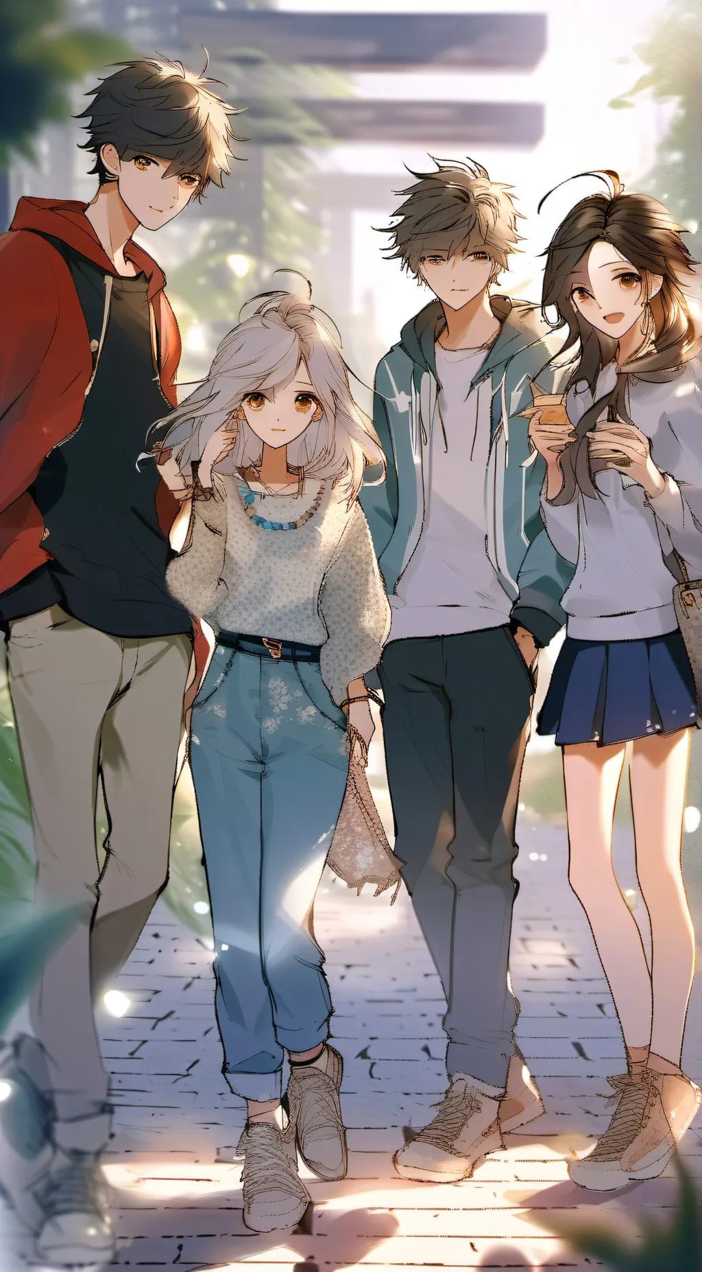 ai character: freinds!  background