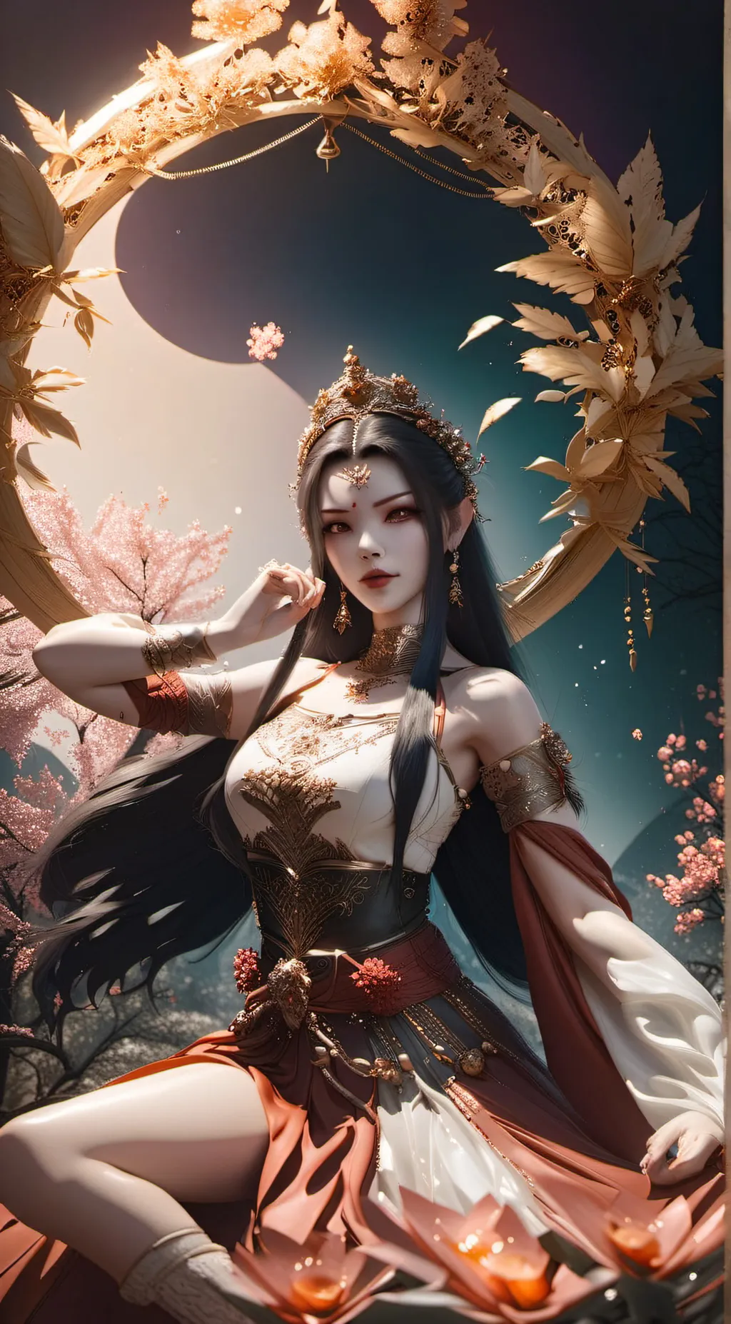 ai character: Queen Medusa btth background