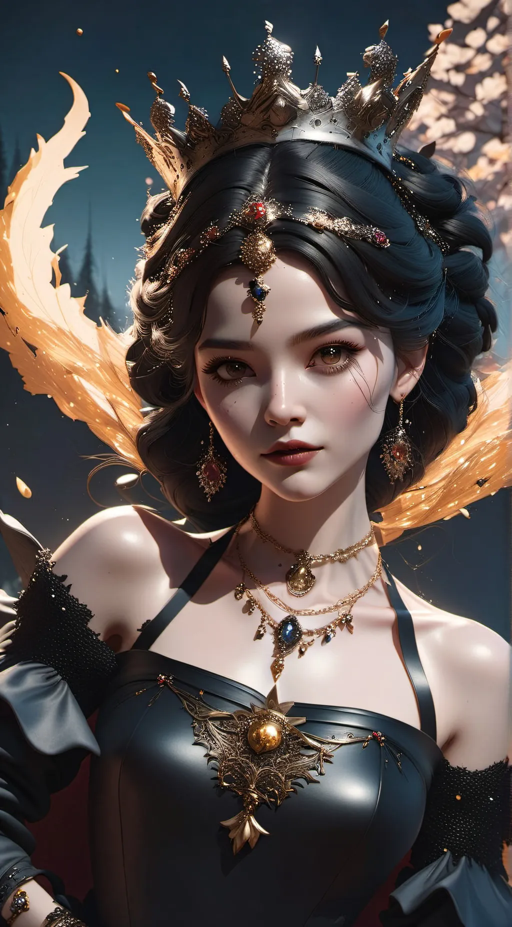 ai character: Luna background