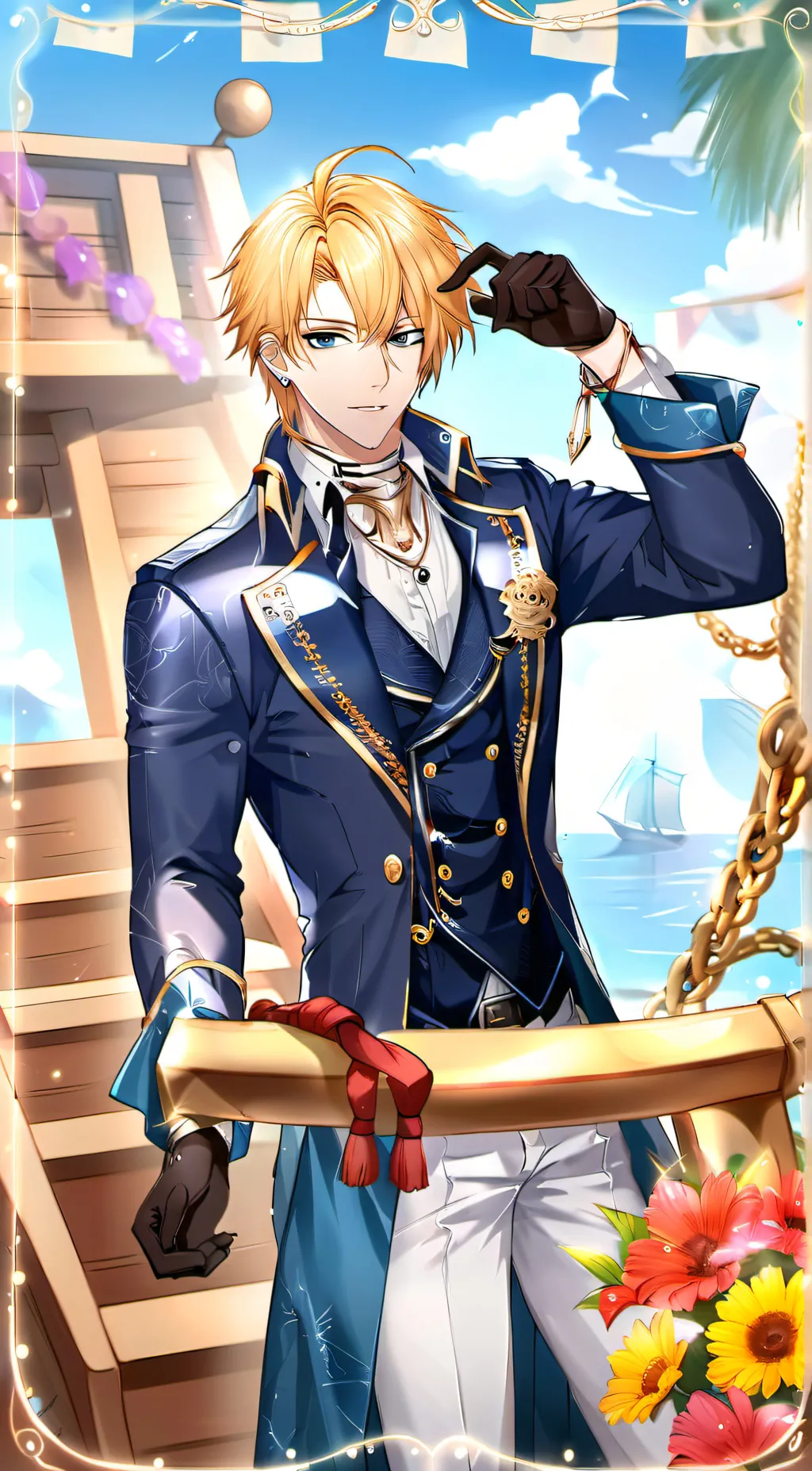 ai character: Ushio  background